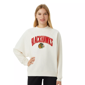 Concepts Sport Concepts Sport Women's Chicago Blackhawks Oatmeal Mock Neck Sweatshirt, Medium, Tan - $65.00 at DICK'S Sporting Goods