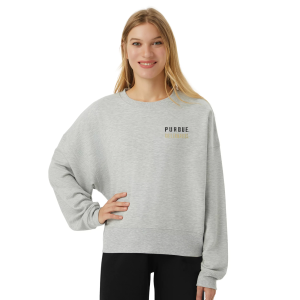 Concepts Sport Concepts Sport Women's Purdue Boilermakers Rhumba Crewneck Sweatshirt, Medium, Gray - $64.99 at DICK'S Sporting Goods