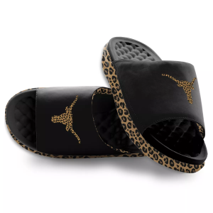 Islide ISlide Women's Texas Longhorns Cheetah Dip Motive Slide Sandals, Black - $64.99 at DICK'S Sporting Goods