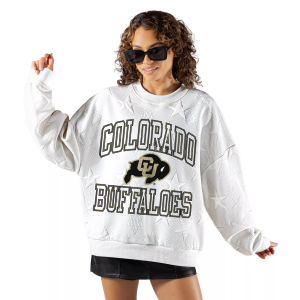 Gameday Couture Gameday Couture Women's Colorado Buffaloes Embossed Stars Premium Crewneck Sweatshirt, Small, White - $62.00 at DICK'S Sporting Goods