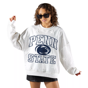 Gameday Couture Gameday Couture Women's Penn State Nittany Lions Embossed Stars Premium Crewneck Sweatshirt, Small, White - $62.00 at DICK'S Sporting Goods