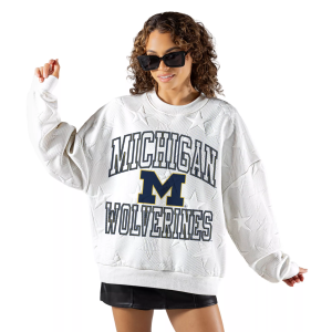Gameday Couture Gameday Couture Women's Michigan Wolverines Embossed Stars Premium Crewneck Sweatshirt, Small, White - $62.00 at DICK'S Sporting Goods