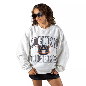 Gameday Couture Gameday Couture Women's Auburn Tigers Embossed Stars Premium Crewneck Sweatshirt, Small, White - $62.00 at DICK'S Sporting Goods