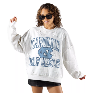 Gameday Couture Gameday Couture Women's North Carolina Tar Heels Embossed Stars Premium Crewneck Sweatshirt, Small, White - $62.00 at DICK'S Sporting Goods