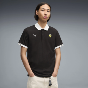 Puma PUMA Men's Scuderia Ferrari Piquet Polo, Large, Black - $60.00 at DICK'S Sporting Goods