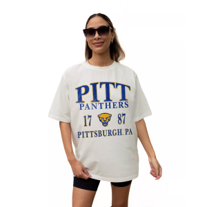 Gameday Couture Gameday Couture Women's Pitt Panthers Oversized T-Shirt, Small, White - $54.99 at DICK'S Sporting Goods