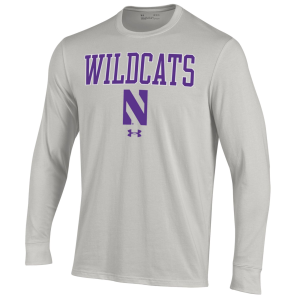 Under Armour Under Armour Men's Northwestern Wildcats Performance Cotton Long Sleeve Grey Shirt, XL, Gray - $52.99 at DICK'S Sporting Goods
