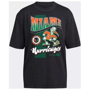 Adidas adidas Women's Miami Hurricanes Black T-Shirt, Small - $50.00 at DICK'S Sporting Goods