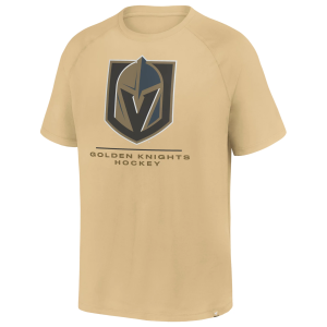 NHL Men's Las Vegas Golden Knights Harvest Gold Clutch T-Shirt, Small, Yellow