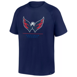 NHL Men's Washington Capitals Navy Clutch T-Shirt, Medium, Blue