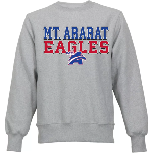 Ohiopyle Prints Ohiopyle Prints Men's Mount Ararat High School Gray Crewneck Sweatshirt, Small - $49.99 at DICK'S Sporting Goods