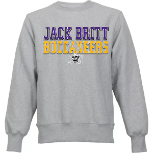 Ohiopyle Prints Ohiopyle Prints Men's Jack Britt High School Gray Crewneck Sweatshirt, Large - $49.99 at DICK'S Sporting Goods