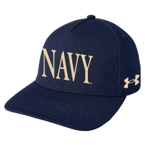 Under Armour Under Armour Adult Navy Midshipmen Navy Blitzing A-Frame Adjustable Hat, Men's, Blue - $40.00 at DICK'S Sporting Goods