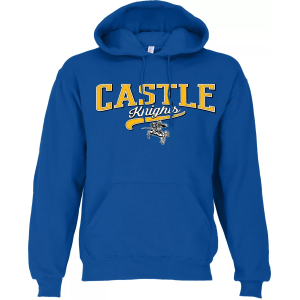 Ohiopyle Prints Ohiopyle Prints Men's Castle High School Royal Hoodie, Large, Blue - $39.99 at DICK'S Sporting Goods