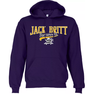 Ohiopyle Prints Ohiopyle Prints Men's Jack Britt High School Purple Hoodie, Large - $39.99 at DICK'S Sporting Goods