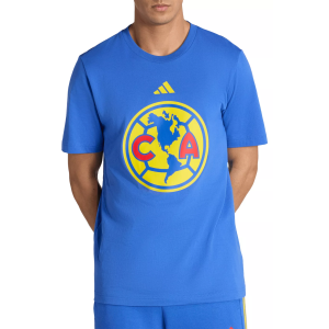 adidas Adult 2025 Club America Navy DNA Home Team Logo T-Shirt, Men's, Small, Blue