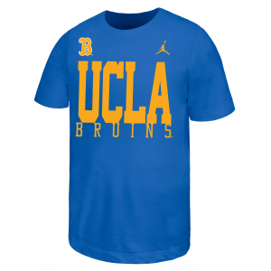 Nike Youth UCLA Bruins Blue Stacked Name Drop T-Shirt, Small