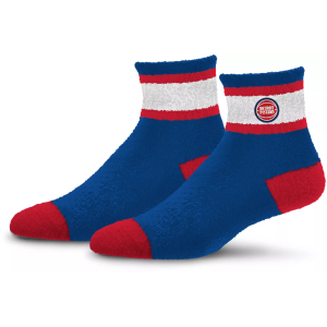 For Bare Feet For Bare Feet Detroit Pistons Stripe Cozy Socks, Men's, Blue - $17.99 at DICK'S Sporting Goods