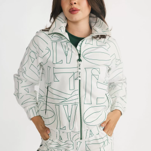 Fore All Fore All Women's Lyla Golf Jacket, Small, Green Scattered - $129.99 at DICK'S Sporting Goods