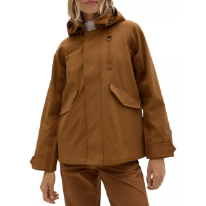 Halfdays Women's Mary Trail Rain Jacket, XS, Nuthatch