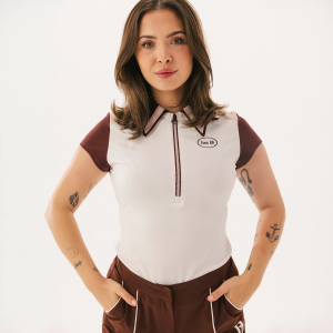 Fore All Fore All Women's Bronco Golf Polo, Medium, White - $99.99 at DICK'S Sporting Goods