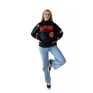 Gameday Social Gameday Social Women's Maryland Terrapins Black All Over Scatter Crewneck Sweatshirt, Medium - $94.00 at DICK'S Sporting Goods