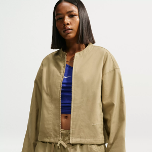 Nike Women's Sportswear Street Utility Jacket, XL, Parachute Beige