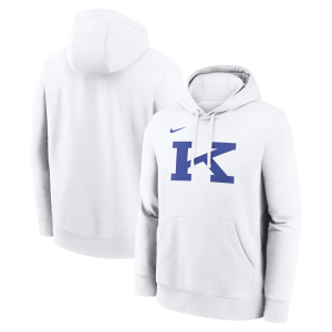 Nike Adult Kentucky Wildcats Club Power K Hoodie, Men's, Small, White