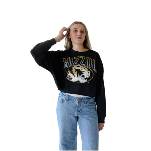 Gameday Social Gameday Social Women's Missouri Tigers Black Starlite Crewneck Sweatshirt, XS - $82.00 at DICK'S Sporting Goods