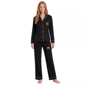 Concepts Sport Concepts Sport Women's Iowa Hawkeyes Sleep Set, Small, Black - $70.00 at DICK'S Sporting Goods