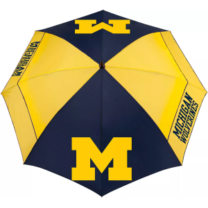 Team Effort Team Effort Michigan Wolverines 62" Windsheer Lite Golf Umbrella, Blue - $59.99 at DICK'S Sporting Goods