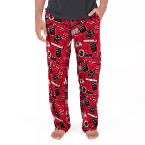 College Concepts Men's Chicago Bulls Sleep Pants, Small, Red