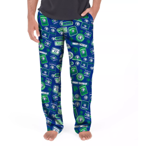 College Concepts Men's Minnesota Timberwolves Sleep Pants, Medium, Blue