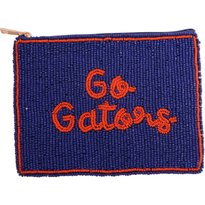 Desden Women's Florida Gators Royal Beaded Pouch, No Size, Blue