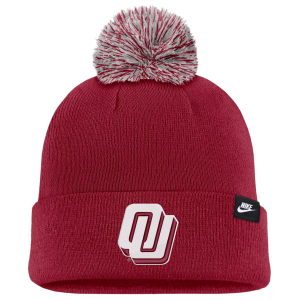 Nike Nike Adult Oklahoma Sooners Peack Legacy Knit Beanie, Men's, Red - $36.00 at DICK'S Sporting Goods