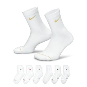Nike Elevated Micro-Crew Socks - 6 Pairs, Men's, Medium, Multi-color