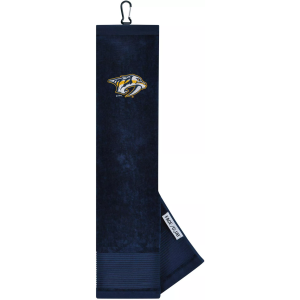 Team Effort Team Effort Nashville Predators Embroidered Face/Club Tri-Fold Towel, Black - $29.99 at DICK'S Sporting Goods