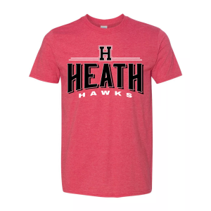 Pel Athletic Men's Rockwall-Heath High School Red T-Shirt, Small