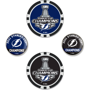 Team Effort Team Effort Tampa Bay Lightning Stanley Cup Champions Ball Marker Set - $17.99 at DICK'S Sporting Goods