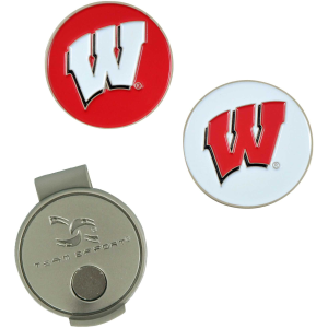 Team Effort Team Effort Wisconsin Badgers Hat Clip and Ball Markers Set, Nickel - $16.99 at DICK'S Sporting Goods