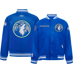 Pro Standard Youth Minnesota Timberwolves Retro Classics Satin Jacket, Small
