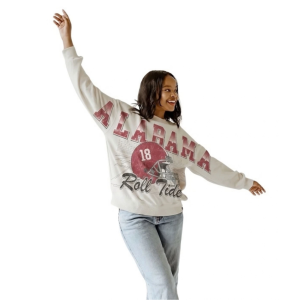 Gameday Social Gameday Social Adult Alabama Crimson Tide Homefield Crewneck Sweatshirt, Men's, Small/Medium, Tan - $89.00 at DICK'S Sporting Goods