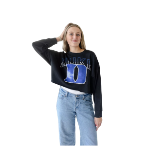 Gameday Social Gameday Social Women's Duke Blue Devils Black Starlite Crewneck Sweatshirt, XS - $82.00 at DICK'S Sporting Goods