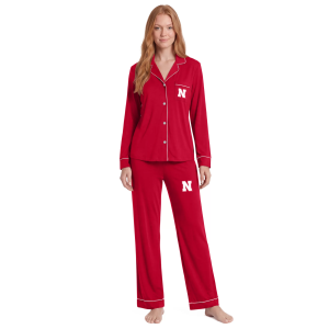 Concepts Sport Women's Nebraska Cornhuskers Sleep Set, XL, Red