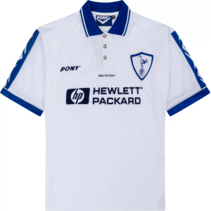 Pony Adult Tottenham Hotspur 1995-1997 Vintage Home Jersey, Men's, Medium, White
