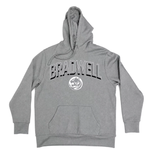 Pel Athletic Men's Bradwell Institute Pullover Hoodie, XL, Gray