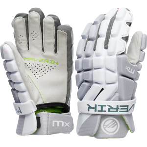Maverik Maverick Men's Max Lacrosse Glove, Medium, White/Grey - $74.99 at DICK'S Sporting Goods