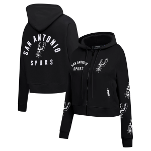 Pro Standard Pro Standard Women's San Antonio Spurs All Pro Full-Zip Hoodie, Black - $100.00 at DICK'S Sporting Goods