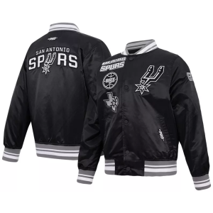 Pro Standard Pro Standard Toddler San Antonio Spurs Retro Classics Satin Jacket, Boys', 3T, Black - $90.00 at DICK'S Sporting Goods