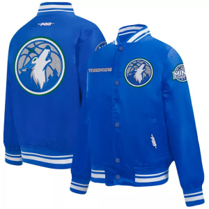 Pro Standard Pro Standard Youth Minnesota Timberwolves Retro Classics Satin Jacket, Size 5 - $90.00 at DICK'S Sporting Goods